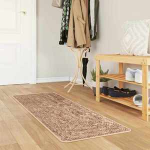 vidaXL Covor Runner MARSA Galben 50 x 100 cm Poliester și PVC imagine