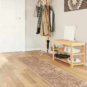 vidaXL Covor Runner MARSA Galben 50 x 450 cm Poliester și PVC imagine