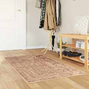 vidaXL Covor Runner MARSA Galben 80 x 100 cm Poliester și PVC imagine