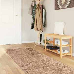 vidaXL Covor Runner MARSA Galben 80 x 350 cm Poliester și PVC imagine