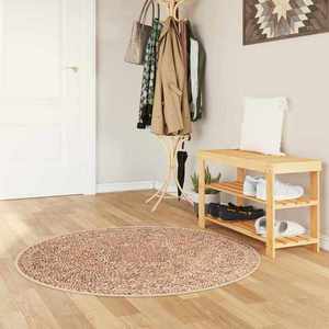 vidaXL Covor Runner MARSA Galben 120 x 120 cm Poliester și PVC imagine