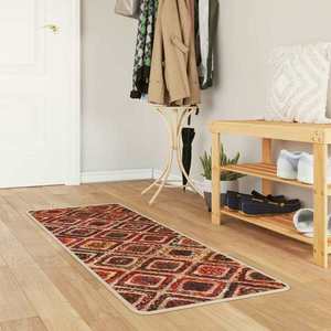 vidaXL Covor Runner MARSA Multicolour 50 x 100 cm Poliester și PVC imagine