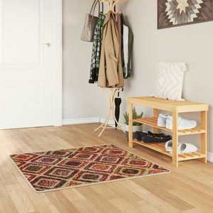 vidaXL Covor Runner MARSA Multicolour 100 x 100 cm Poliester și PVC imagine