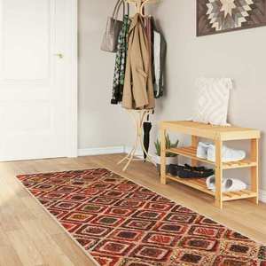 vidaXL Covor Runner MARSA Multicolour 100 x 300 cm Poliester și PVC imagine