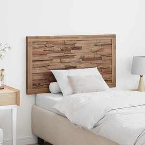 vidaXL Tăblie cap Pe perete natural 100 cm Lemn solid de tec imagine