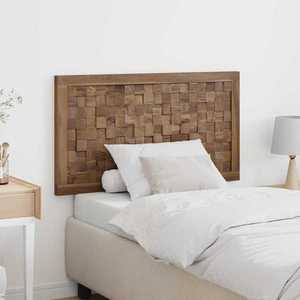 vidaXL Tăblie cap Pe perete natural 100 cm Lemn solid de tec imagine