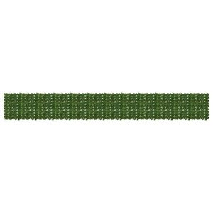 vidaXL Ecran de balcon cu frunze Verde 600 x 75 cm imagine