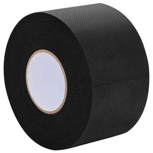 vidaXL Bandă de iarbă artificială autoadezivă Negru 5 cm x 10 m imagine