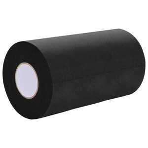 vidaXL Bandă de iarbă artificială autoadezivă Negru 20 x 0, 15 cm imagine