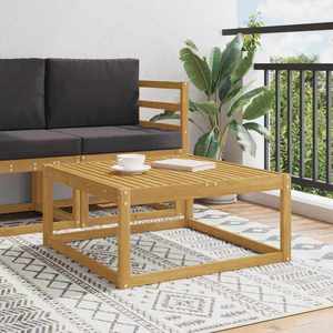 vidaXL Taburet pentru exterior Lemn Solid de Acacia Alb imagine