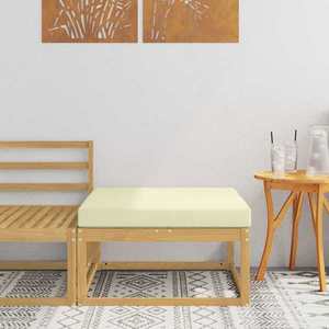 vidaXL Taburet pentru exterior Poliester Alb imagine