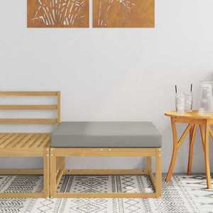 vidaXL Taburet pentru exterior Poliester Alb imagine