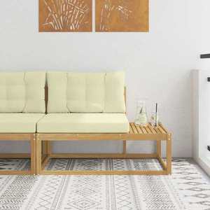 vidaXL Canapea de exterior cu pernă Alb 115 x 83 x 73 cm Poliester imagine