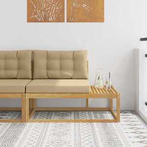 vidaXL Canapea de exterior cu pernă Alb 115 x 83 x 73 cm Poliester imagine