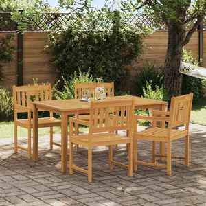 vidaXL Bancă de exterior 4 pcs natural 56 x 55, 5 x 90 cm imagine