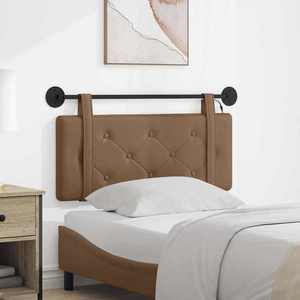 vidaXL Tăblie de pat suspendată Cappuccino Piele artificială imagine