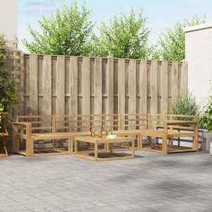 vidaXL Set de canapele de exterior 6 pcs Alb 79 x 79 x 37 cm imagine
