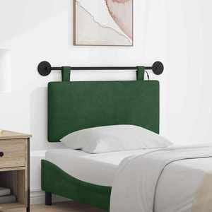 vidaXL Tăblie de pat suspendată Verde Junglă Țesătură din corduroy imagine