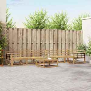 vidaXL Set de canapele de exterior 7 pcs Alb 79 x 79 x 37 cm imagine