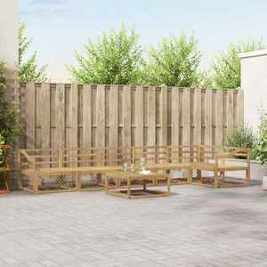 vidaXL Set de canapele de exterior 7 pcs Alb 79 x 79 x 37 cm imagine