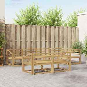 vidaXL Set de canapele de exterior 8 pcs Alb 325 x 166, 5 x 73 cm imagine
