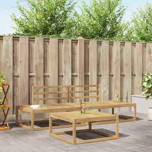 vidaXL Set de canapele de exterior Alb 79 x 79 x 37 cm imagine