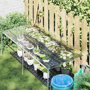 vidaXL Husă pentru plante Transparent 2, 5 x 1 m PVC imagine