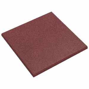 vidaXL Plăci de Protecție la Cădere 24 pcs Roșu 50 x 50 cm Cauciuc imagine