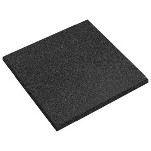 vidaXL Plăci de Protecție la Cădere 18 pcs Negru 50 x 50 cm Cauciuc imagine