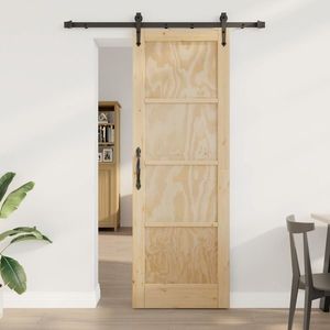 vidaXL Ușă glisantă ORKDAL natural 73, 5 x 211 cm Lemn masiv de pin imagine