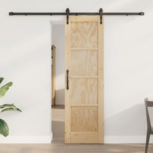 vidaXL Ușă glisantă ORKDAL natural 61 x 198, 5 cm Lemn masiv de pin imagine