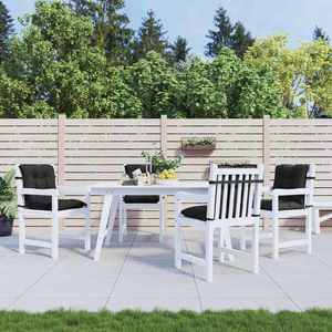 vidaXL Set de perne pentru scaun cu spătar joasă 4 pcs Melanj negru imagine