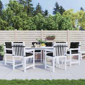 vidaXL Set de perne pentru scaun cu spătar joasă 6 pcs Melanj negru imagine