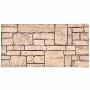 vidaXL Panouri de perete 10 pcs Bej 100 x 50 cm Spumă EPS imagine