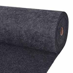vidaXL Covor Antracit 1, 2 x 10 m Poliester imagine