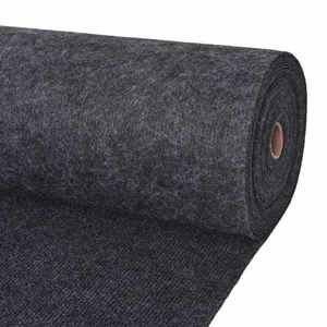 vidaXL Covor Antracit 1, 2 x 15 m Poliester imagine