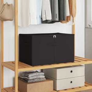 vidaXL Cutie de depozitare 24 pcs Antracit 55 x 35 x 32 cm imagine