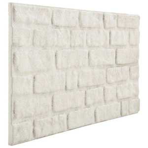 vidaXL Panouri de perete 10 pcs Alb 100 x 50 cm Spumă EPS imagine