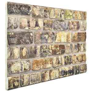 vidaXL Panouri de perete 10 pcs Multicolour 100 x 50 cm Spumă EPS imagine