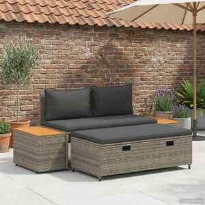 vidaXL Set de canapele de exterior 4-Număr de locuri 4 pcs imagine