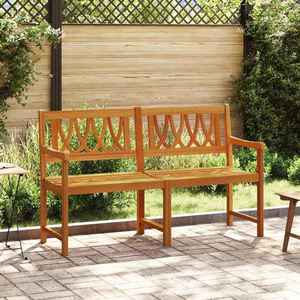 vidaXL Bancă de exterior natural 150 x 55, 5 x 90 cm imagine