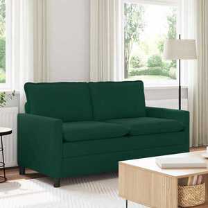 vidaXL Canapea Verde închis 156 x 81 x 87, 5 cm Catifea imagine