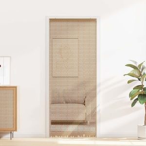 vidaXL Cortină pentru ușa de insecte multicolor 90 x 200 cm Bambus imagine