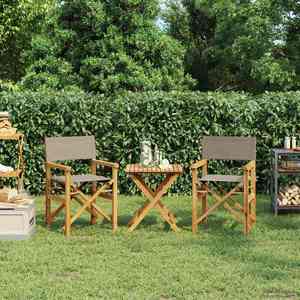 vidaXL Scaun de sufragerie 56 x 54 x 87 cm 100% poliester solid-teak imagine