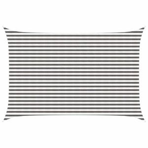 vidaXL Pânză de umbră Gri deschis și alb. 3 x 5 m HDPE imagine