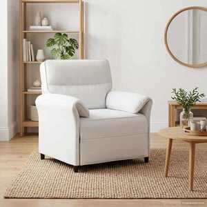 vidaXL Canapea 100% poliester, cadru din metal, MDF, placaj imagine