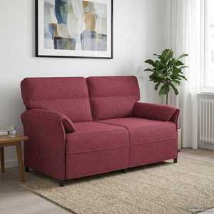 vidaXL Canapea 100% poliester, cadru din metal, MDF, placaj imagine