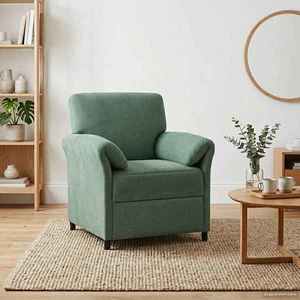 vidaXL Sofa cu un loc Verde Mării 88 x 83 x 95 cm Catifea imagine