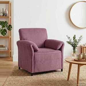 vidaXL Sofa cu un loc Violet 88 x 83 x 95 cm Catifea imagine