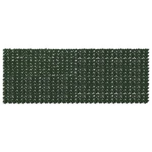 vidaXL Ecran de balcon cu frunze Verde închis 400 x 150 cm imagine